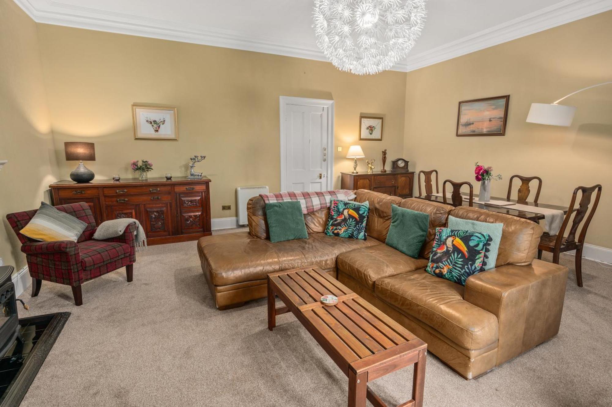 Panoramic Sea Views - Stunning 3Bd Apt & Balcony Oban Exteriér fotografie