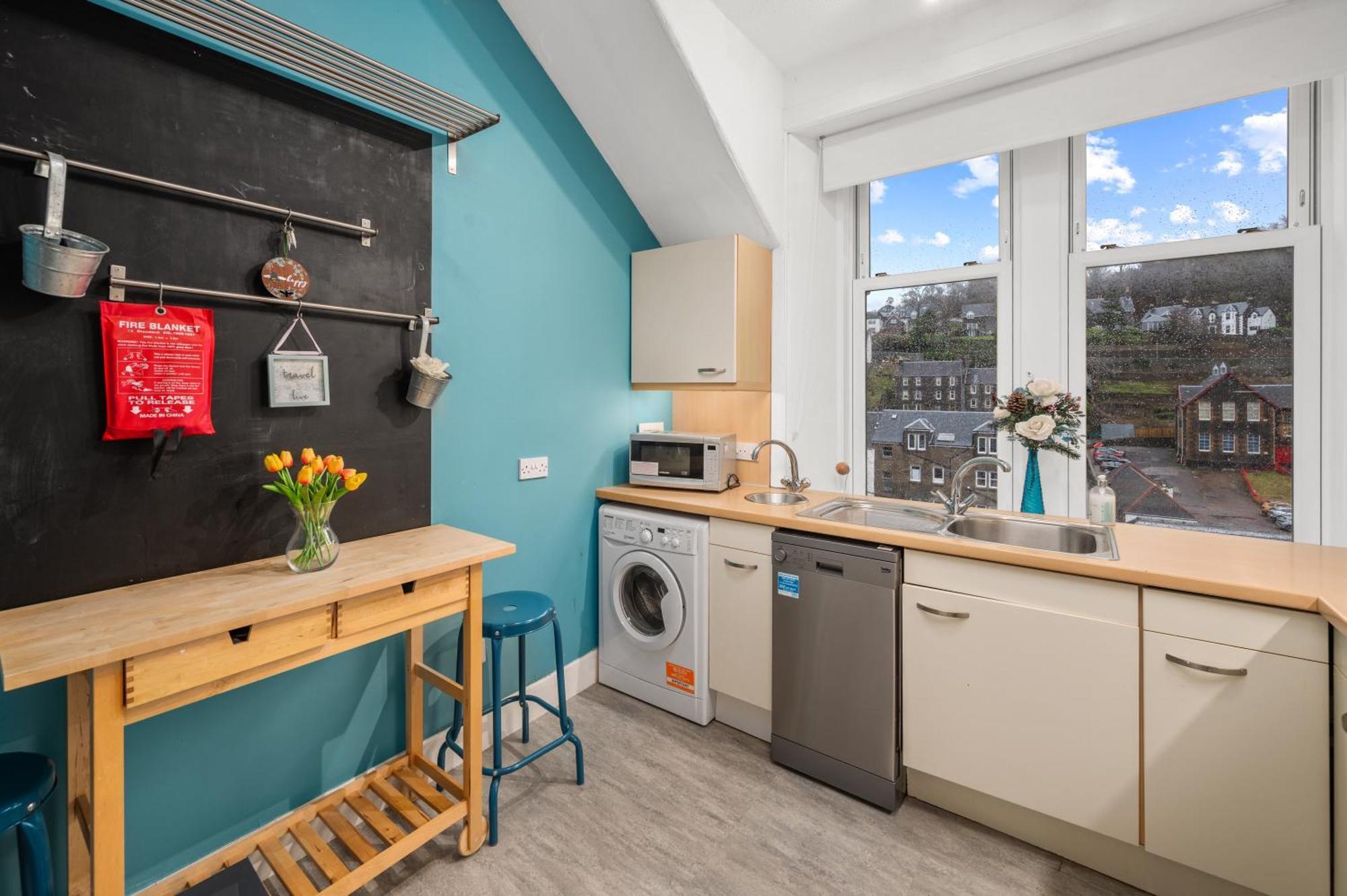 Panoramic Sea Views - Stunning 3Bd Apt & Balcony Oban Exteriér fotografie